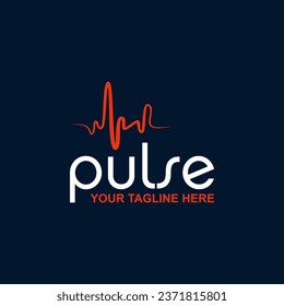 Audio pulse or wave logo design element. Suitable for your design need, logo, illustration, animation, etc.
