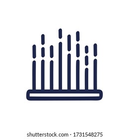 Audio record hand drawn outline doodle icon. Audio mixer tuner, studio recording concept vector sketch illustration for print, web, mobile and infographics isolated on white background.