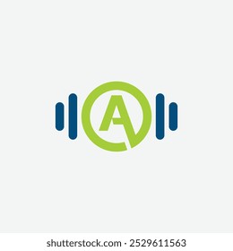 Logo De Estudio De Grabación De Audio Con Letra A