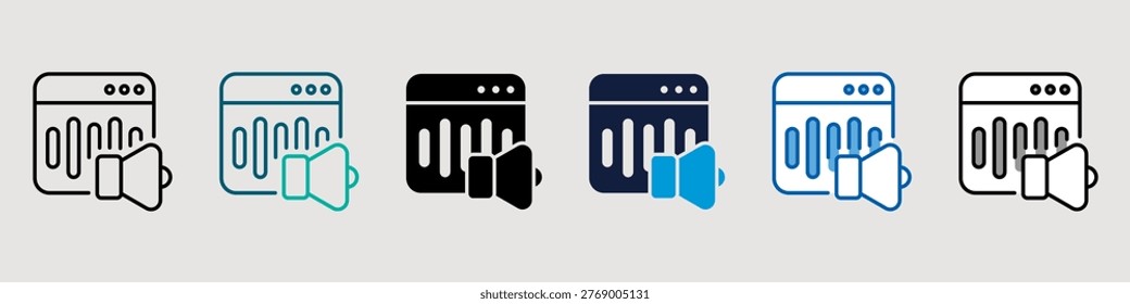 Audio Single Icon Pack Multistyle