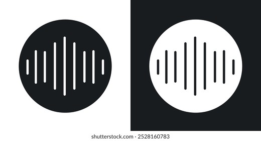 Audio solid vector icon pack