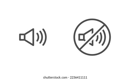 Audio sound icon notification vector design