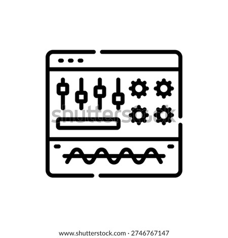 Audio Sound Music Wave Player Speaker Icon Design