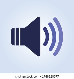 diseño vectorial de volumen de sonido de audio