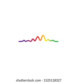 audio sound wave logo design illustrator 