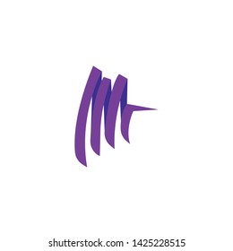 Audio sound wave logo template illustration design creative vector