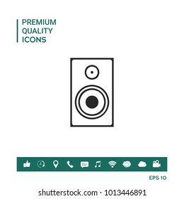 Audio speaker icon
