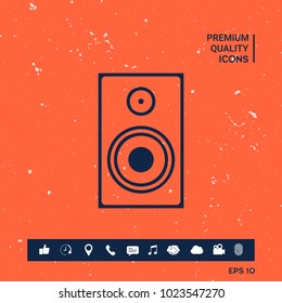 Audio speaker icon