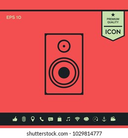 Audio speaker icon