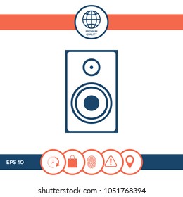 Audio speaker icon