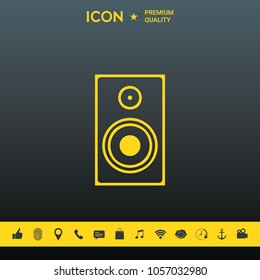 Audio speaker icon