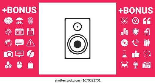 Audio speaker icon