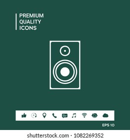 Audio speaker icon