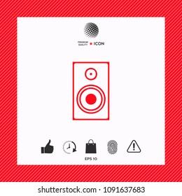 Audio speaker icon