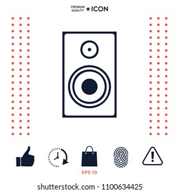 Audio speaker icon
