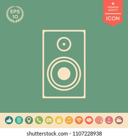 Audio speaker icon