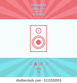Audio speaker icon