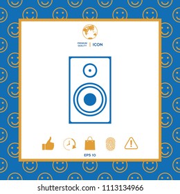 Audio speaker icon