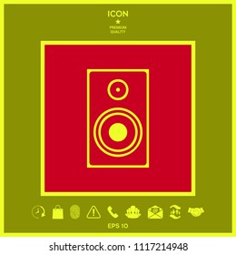 Audio speaker icon