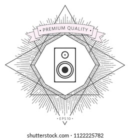 Audio speaker icon