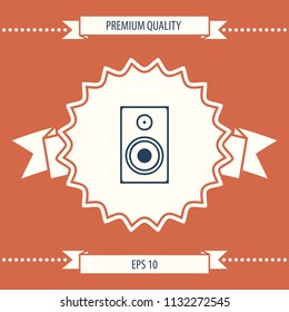 Audio speaker icon