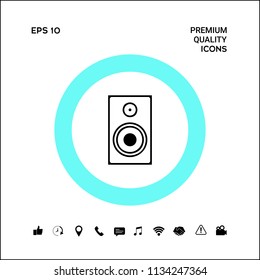 Audio speaker icon