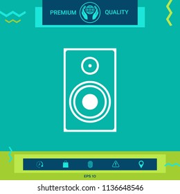 Audio speaker icon