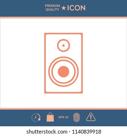 Audio speaker icon