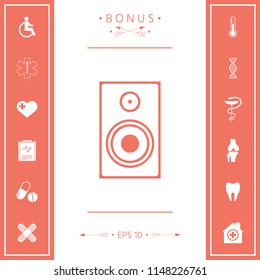 Audio speaker icon
