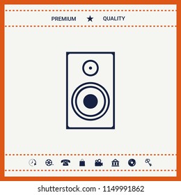 Audio speaker icon