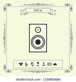 Audio speaker icon
