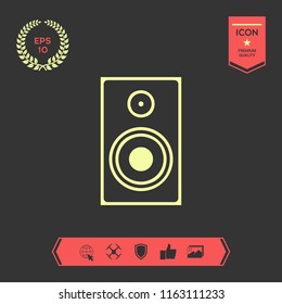 Audio speaker icon