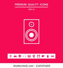 Audio speaker icon