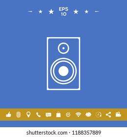 Audio speaker icon