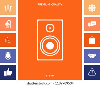 Audio speaker icon