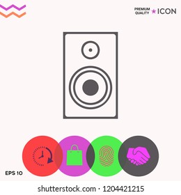 Audio speaker icon