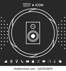 Audio speaker icon
