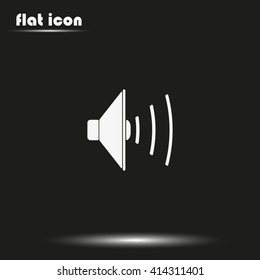 Audio speaker icon.