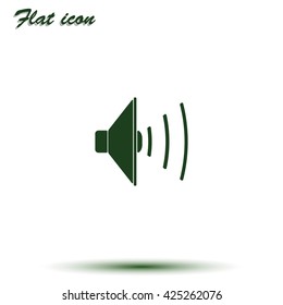 Audio speaker icon.