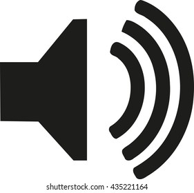 Audio speaker icon