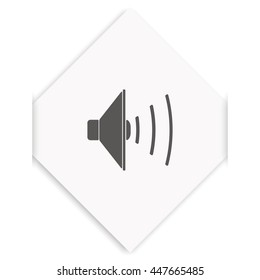 Audio speaker icon.