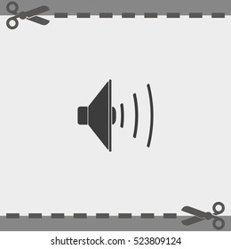 Audio speaker icon.