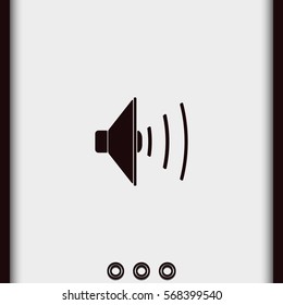 Audio speaker icon.