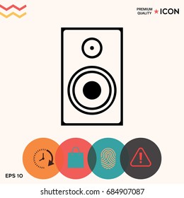 Audio speaker icon