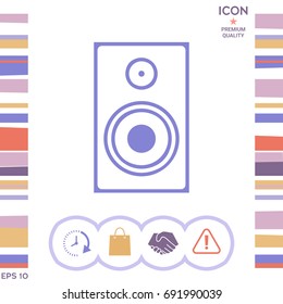 Audio speaker icon