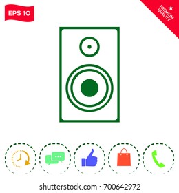 Audio speaker icon