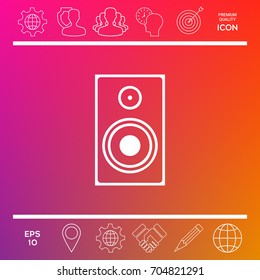 Audio speaker icon