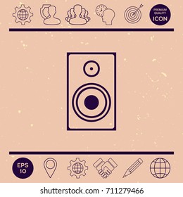 Audio speaker icon