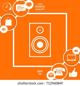 Audio speaker icon