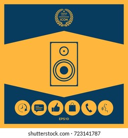 Audio speaker icon